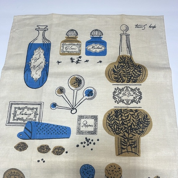 Tammis Keefe - Vintage Warranted ALL LINEN seal - Spices, Kitchen, Farmhouse - Picture 7 of 8